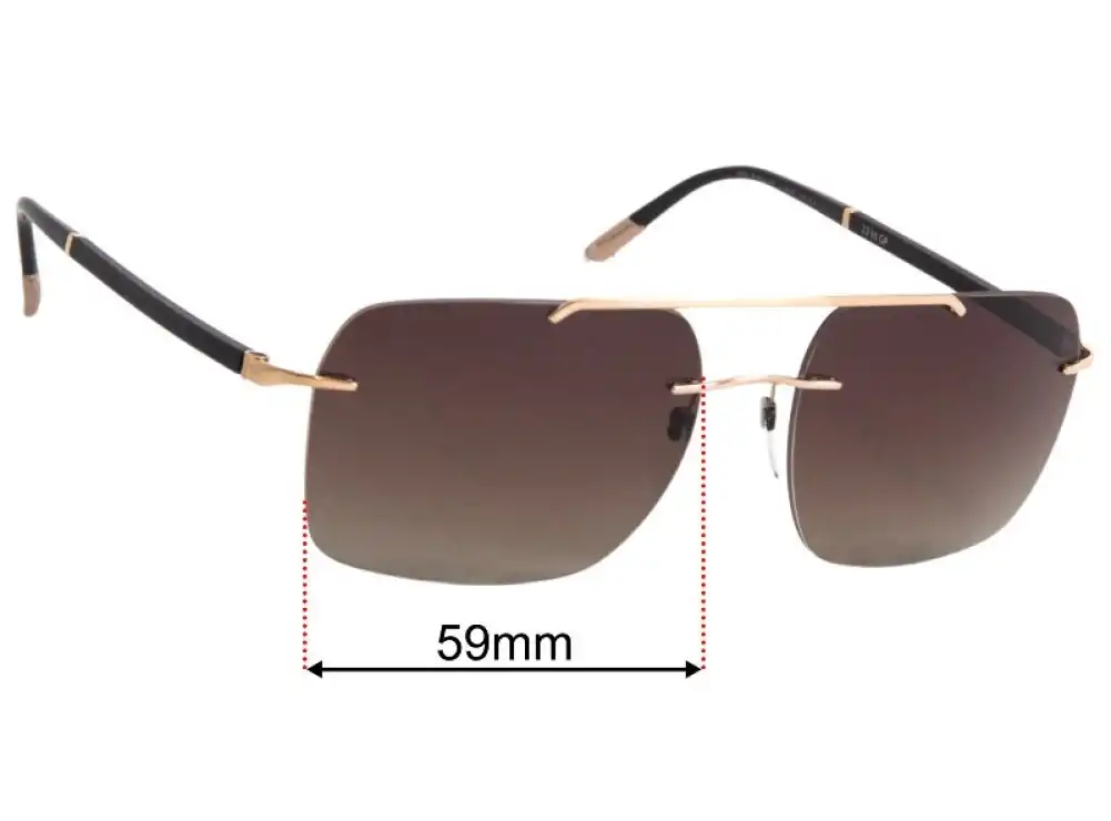Silhouette Sun C-2 8708 59mm Replacement Lenses